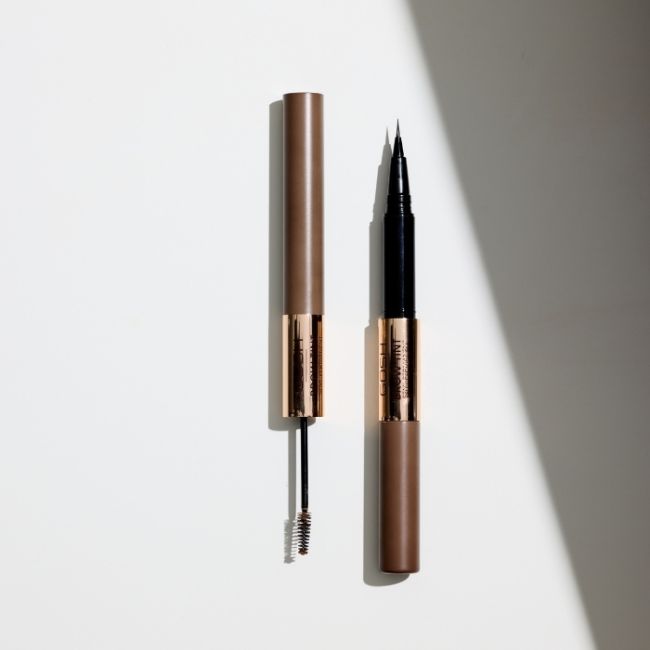 Stylo liner + Gel Sourcils Semi Permanent Brow Tint 003 Grey Brown Gosh