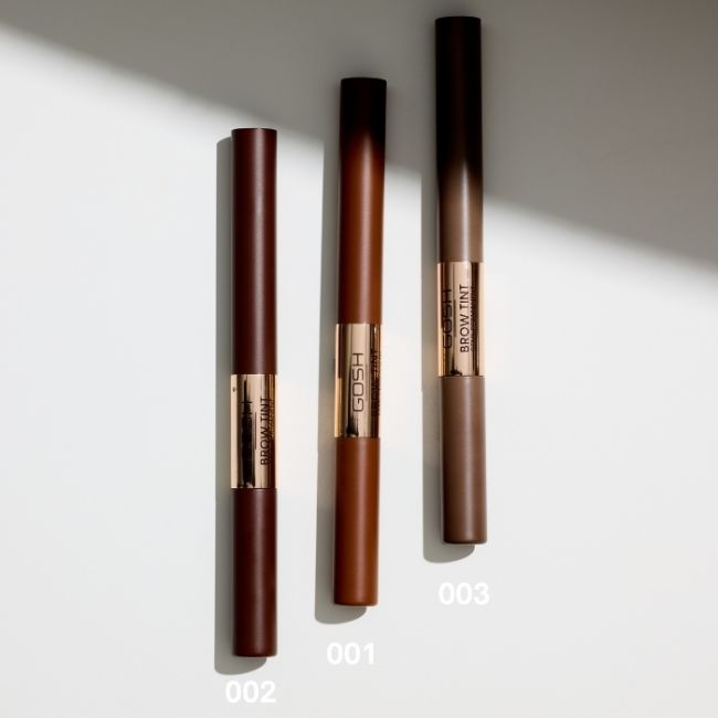 Stylo liner + Gel Sourcils Semi Permanent Brow Tint 003 Grey Brown Gosh