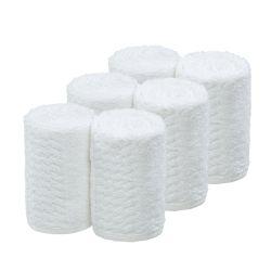 Serviettes de barbier Take care blanc Barbury's x6