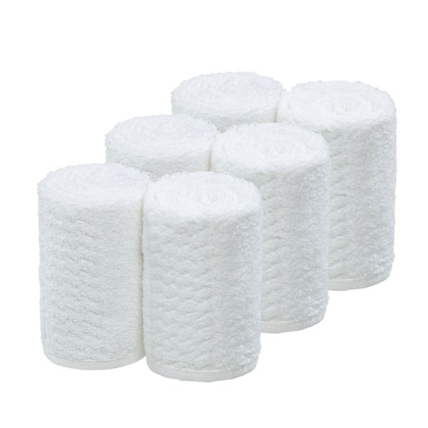 Serviettes de barbier Take care blanc Barbury's x6