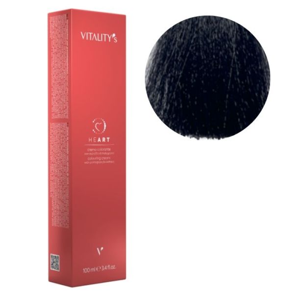 Coloração Heart 1/0 preto Vitality's 100ml