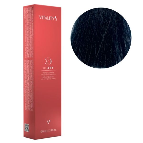 Kleur Heart 1/7 zwart blauw Vitality's 100ml