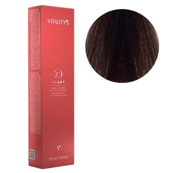 Coloración Heart 7/1 rubio ceniza Vitality's 100ml