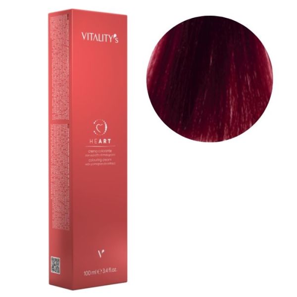 Colorazione Heart 6/66 biondo scuro rosso intenso Vitality's 100ml