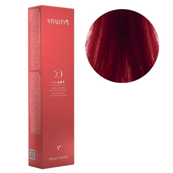 Coloración Heart 7/66 rubio rojo intenso Vitality's 100ml