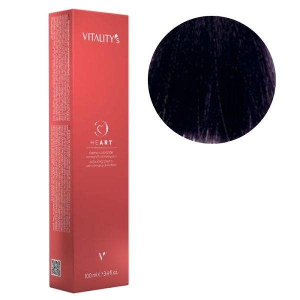 Colorazione Heart 4/88 castano viola intenso Vitality's 100ml