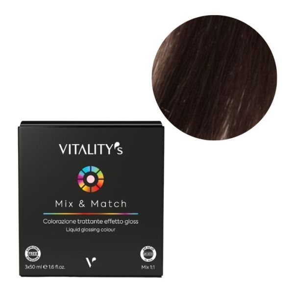 Coloração Mix & Match 7/7 Louro Pérola 3x50ml Vitality's 3x50ML