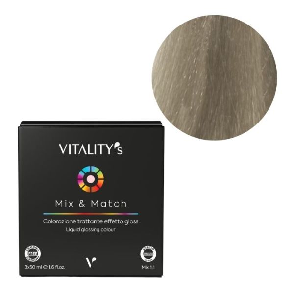 Kleurmix & Match 10/77 Platinablond Perle Intense 3x50ml Vitality's 3x50ML