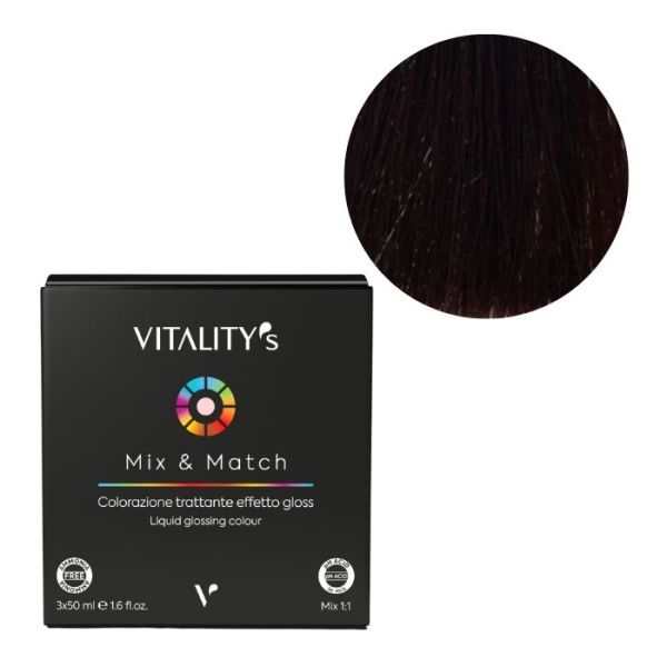 Coloration Mix & Match 5/9 Light Brown 3x50ml Vitality's 3x50ML