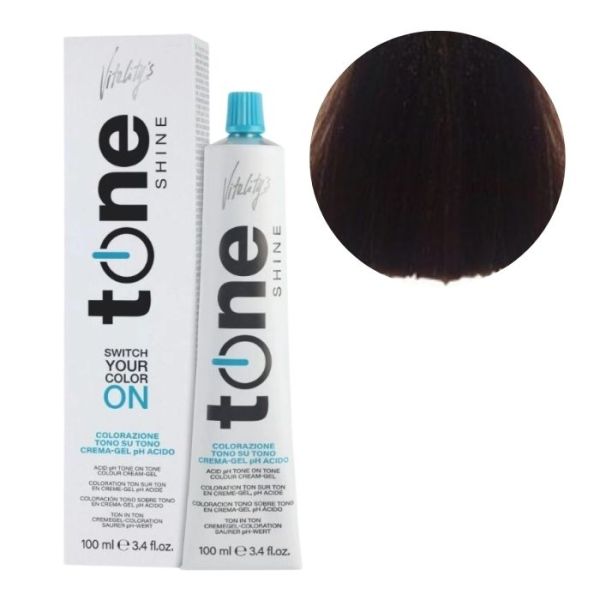 Coloration Tone Shine 6/34 Blond Foncé Doré Cuivré Vitality's 100ML