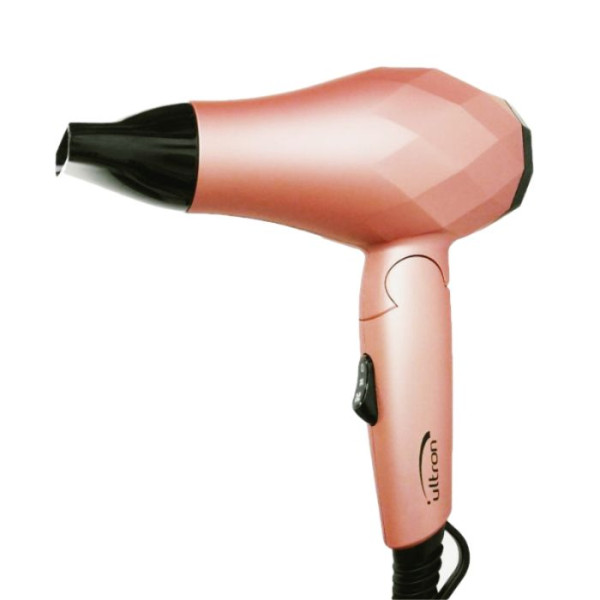 Ultron Mini Sèche-Cheveux Rose Gold 1100W – Compact & Puissant