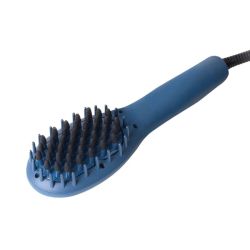 Mini brosse chauffante bleu Corioliss