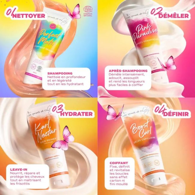 Routine cheveux bouclés Les Secrets de Loly
