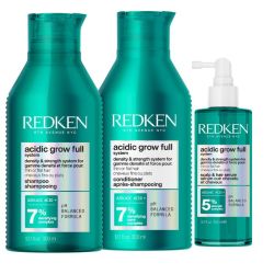Routine densité cheveux fins Acidic Grow Full System Redken