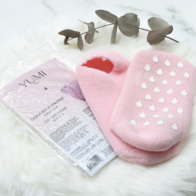 Zapatillas de spa hidratantes talla S-M YUMI Feet
