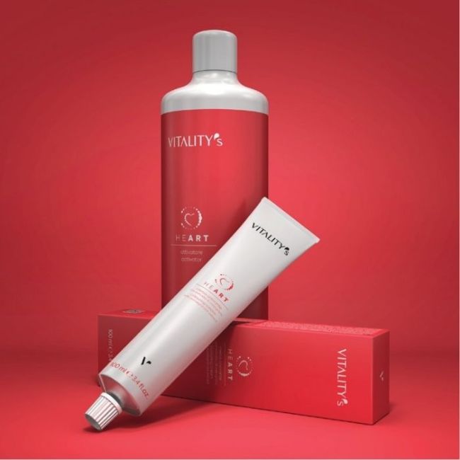 Colorazione Heart 7/13 biondo cenere dorato Vitality's 100ml