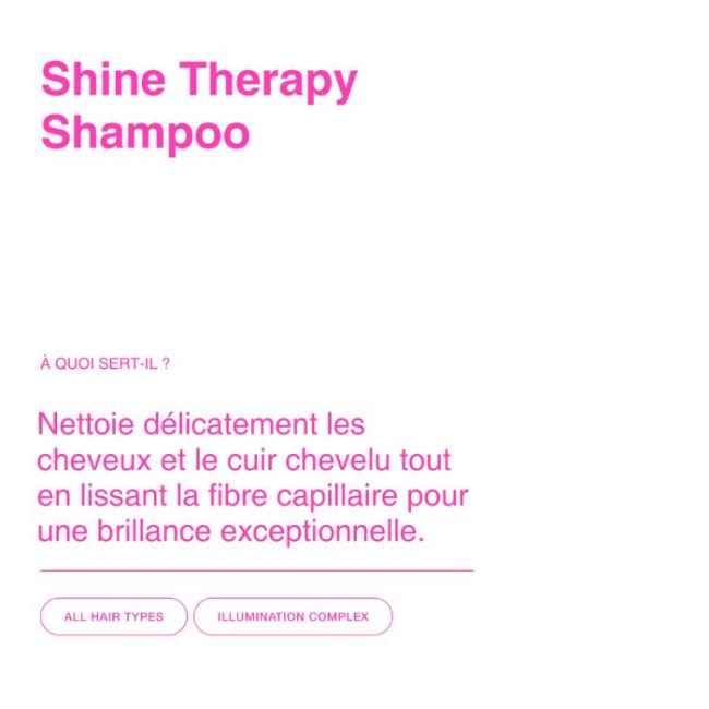 Shampoo brillante Shine Therapy Pomélo+Co 200ML