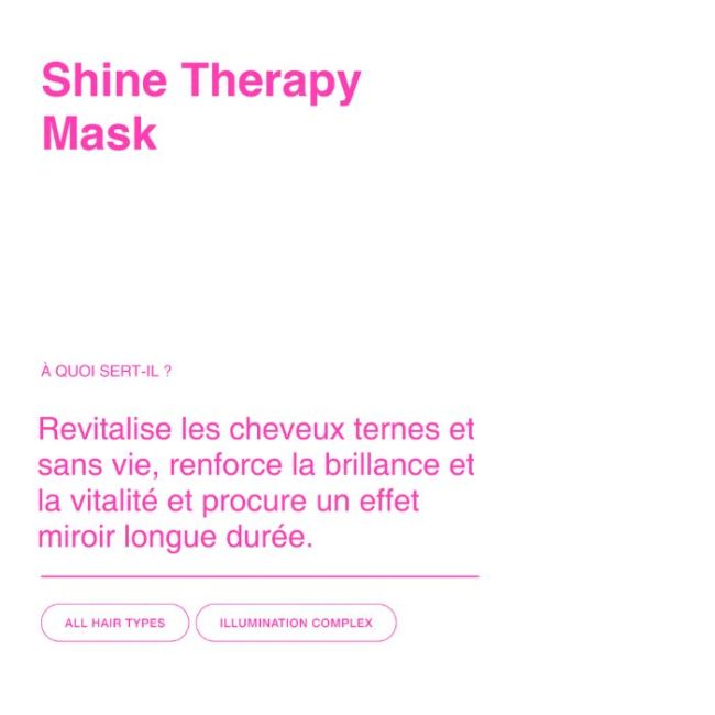 Maske Glanz Shine Therapy Pomélo+Co 100ML