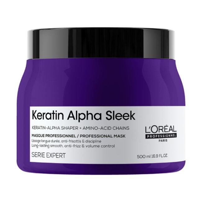 Masque disciplinant Keratin Alpha Sleek L'Oréal Professionnel 500ML