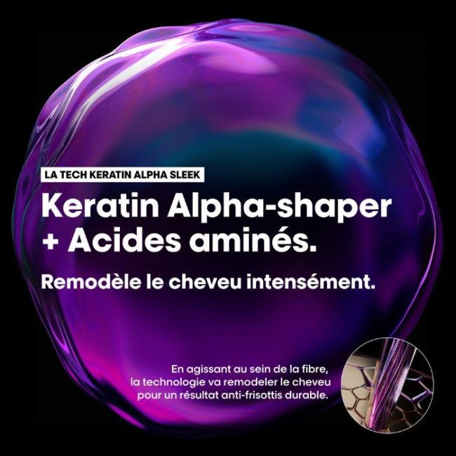 Masque disciplinant Keratin Alpha Sleek L'Oréal Professionnel 500ML
