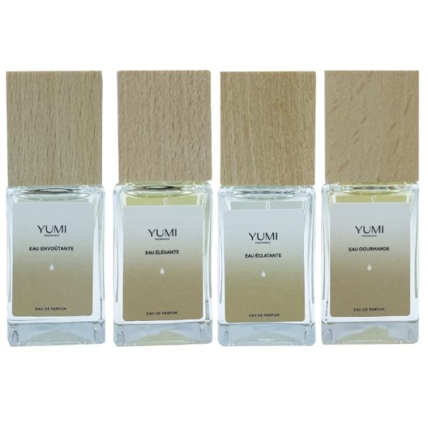 Coffret 4 parfums format voyage YUMI Fragrance