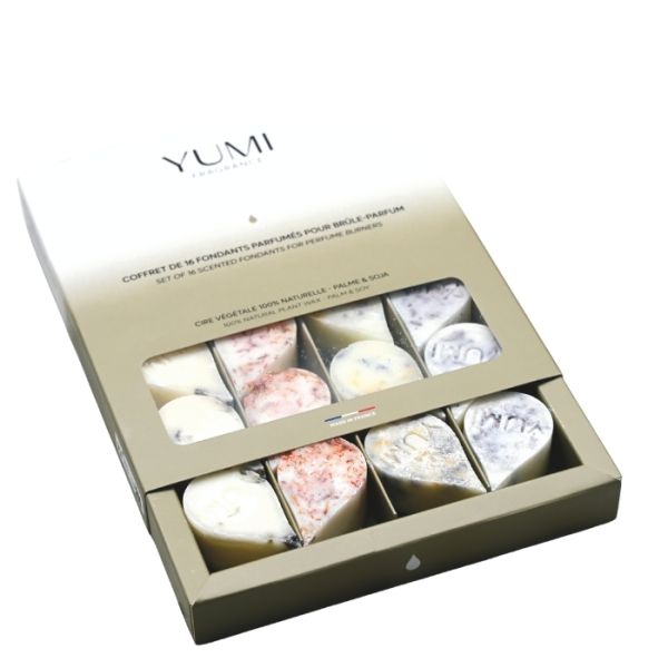 Coffret 16 fondants parfumés YUMI Fragrance