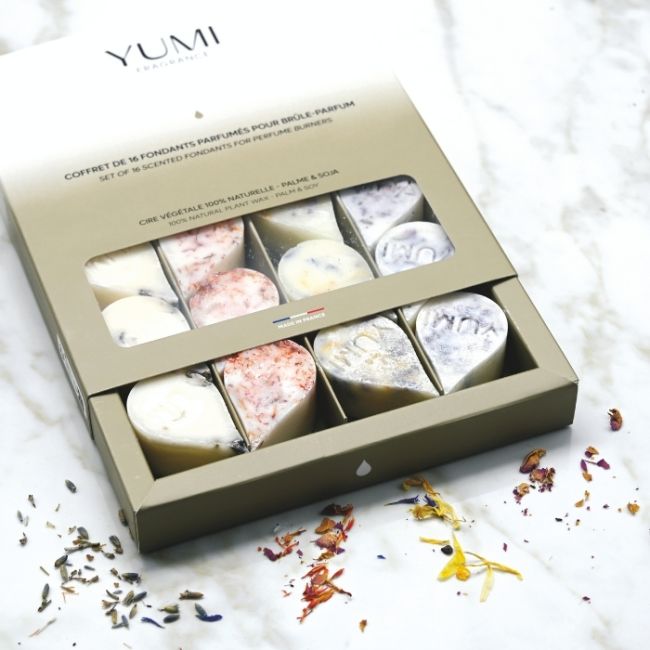 Coffret 16 fondants parfumés YUMI Fragrance