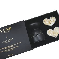 Coffret Prelude 4 fondants parfumés + Brûle parfum YUMI Fragrance