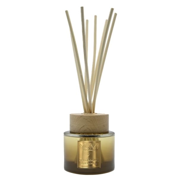 Diffuseur de parfum Rose & Agrumes YUMI Fragrance 200ml