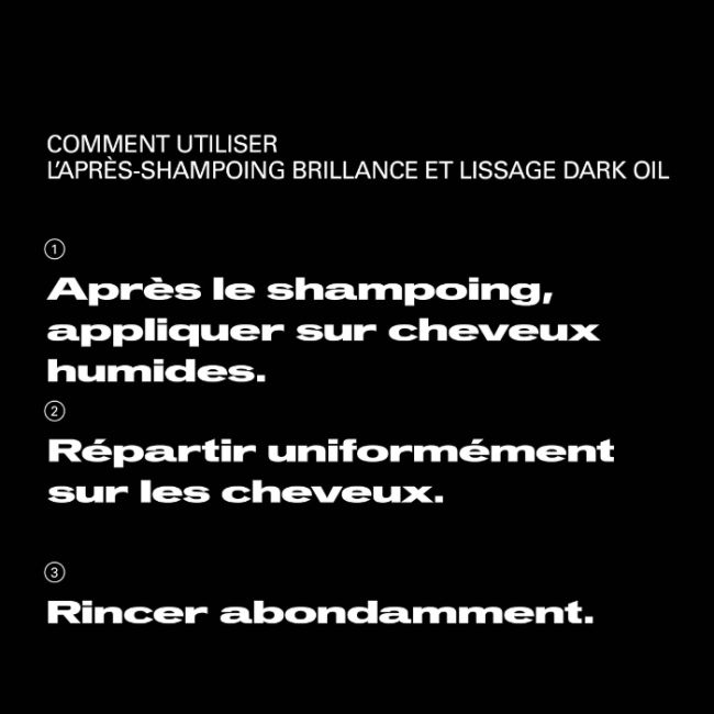 Après-shampoing Dark Oil Sebastian 200ml