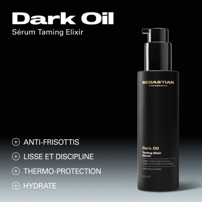 Sérum anti-frisottis Taming Elixir Dark Oil Sebastian 140ml