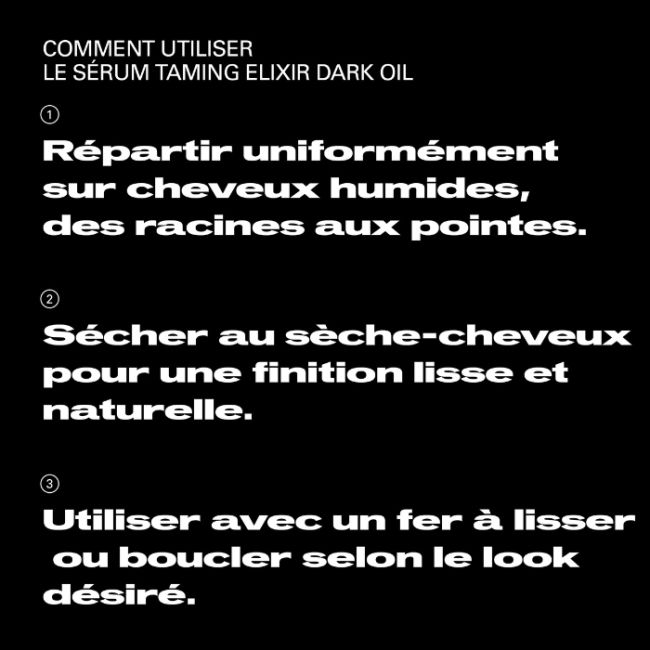 Sérum anti-frisottis Taming Elixir Dark Oil Sebastian 140ml