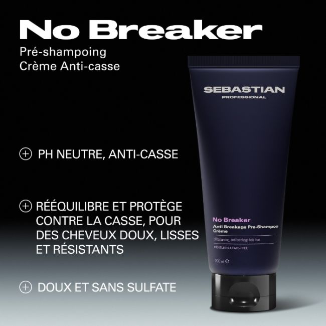 Pré-shampoing rééquilibrant No Breaker Sebastian 200ml