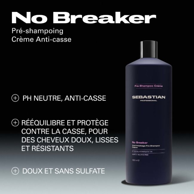Pré-shampoing rééquilibrant No Breaker Sebastian 1000ml