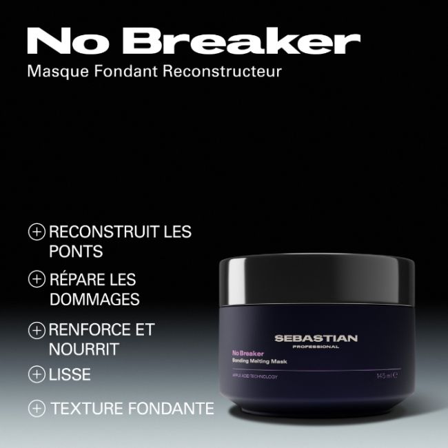 Masque fondant reconstructeur No Breaker Sebastian 145ml