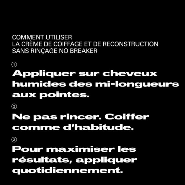 Crème coiffante et reconstructrice No Breaker Sebastian 145ml