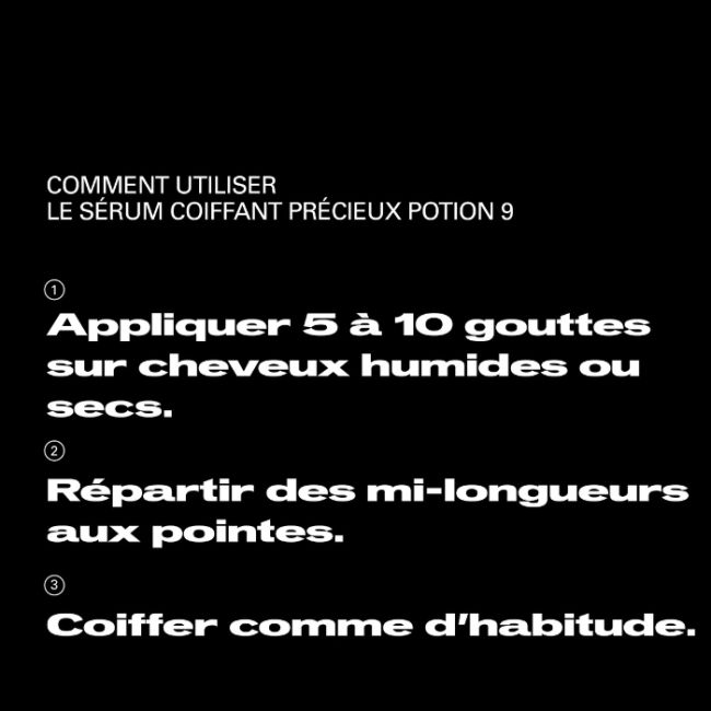 Sérum coiffant précieux Potion 9 Sebastian 30 ml