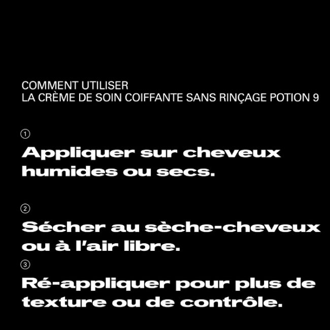 Crème de soin coiffante Potion 9 Sebastian 50ml