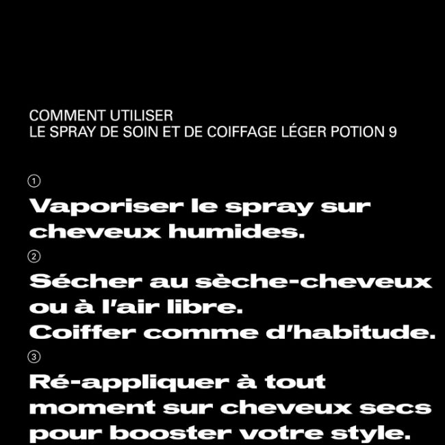 Spray de soin Potion 9 Lite Sebastian 150ml