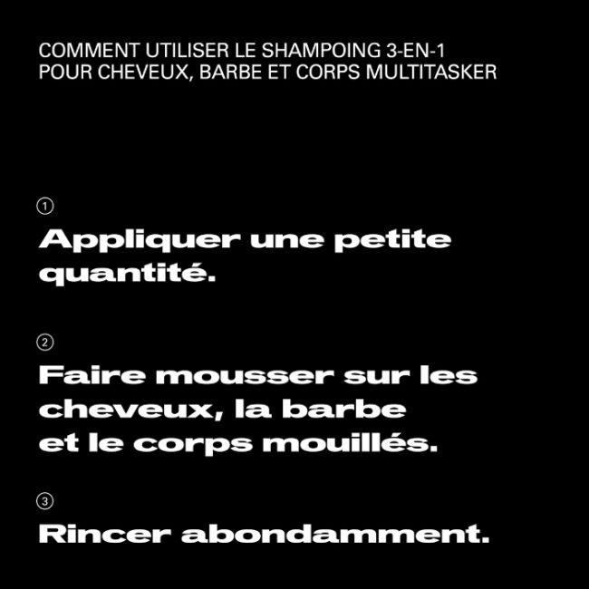 Shampoo 3-in-1 Capelli + corpo + barba Multitasker Sebastian 1000ml