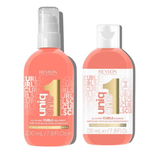 Duo Revlon UniqOne™ : Shampoing et Soin Boucles -  Offre spéciale