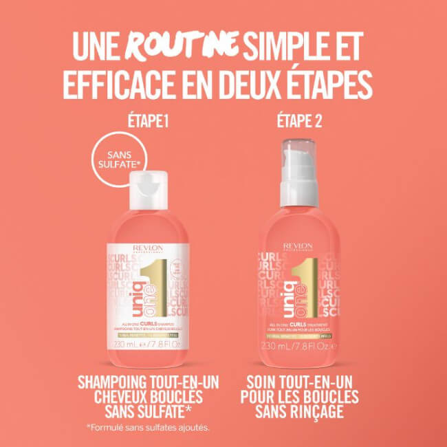 Revlon UniqOne™ Duo: Shampoo and Curl Treatment - Special Offer
