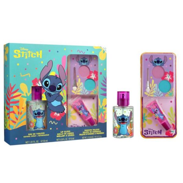 Coffret eau de toilette et maquillage Stitch Disney