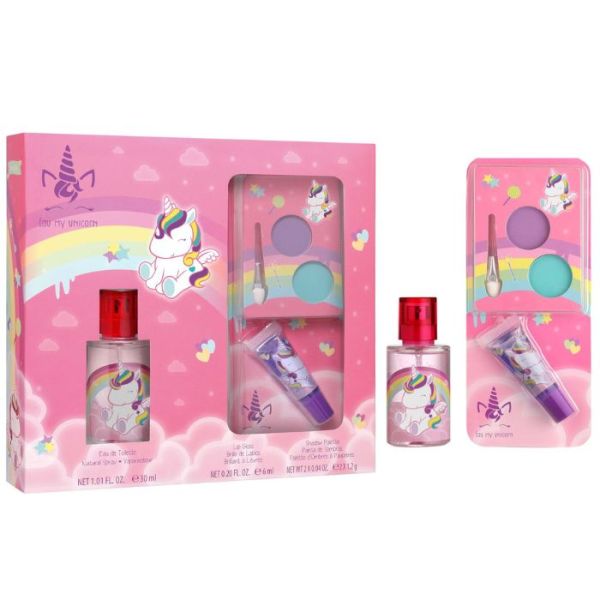 Coffret eau de toilette et maquillage Eau my Unicorn