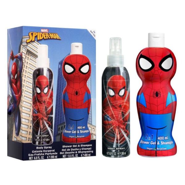 Duo brume corporelle et gel douche Spiderman Marvel