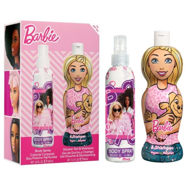 Duo brume corporelle et gel douche Barbie Mattel