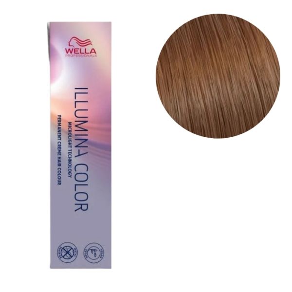 Illumina Color 7/75 Medium Blonde Mahogany Brown