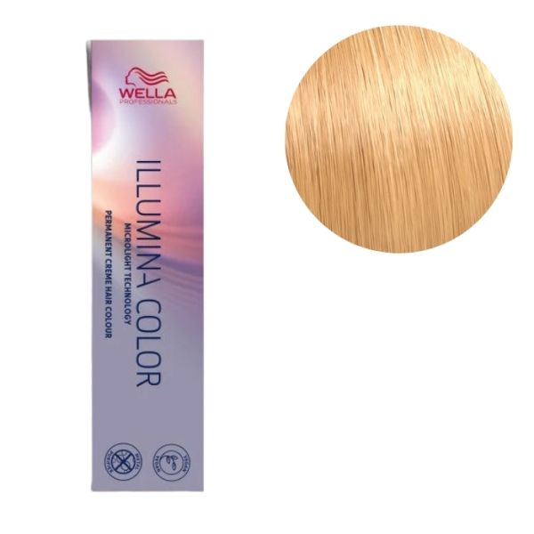 Coloration Illumina Color 10/34 Blond très très clair doré cuivré Wella 60ML