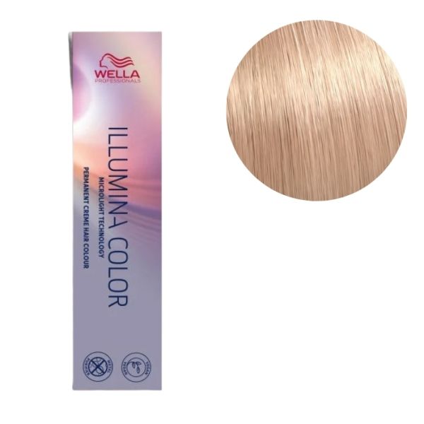 Coloration Illumina Color 10/53 Blond très très clair acajou doré Wella 60ML