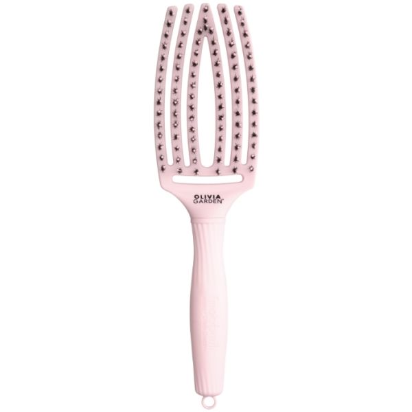Brosse Fingerbrush Care Iconic Pastel Pink taille M Olivia Garden